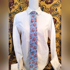 Blue Floral Tie